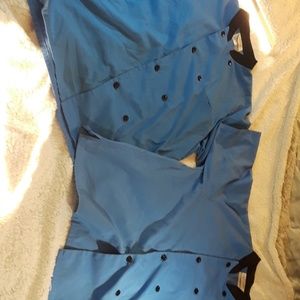 2 Women's Happy Chef Jackets  Sz. Xl